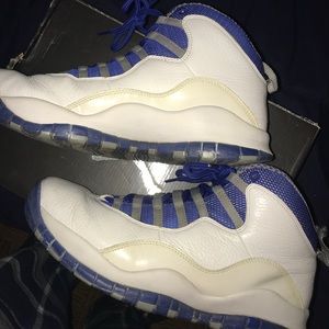 Air Jordan 10 Retro Blue/White Size 10